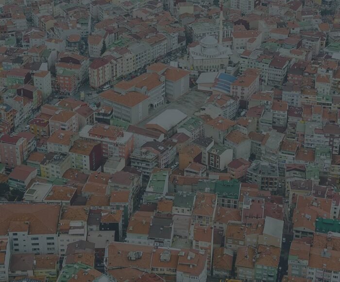 Havadan İstanbul görüntüsü, kentsel dönüşüm bekleyen binalar