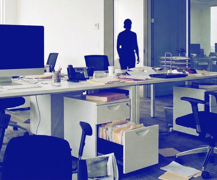 iflas kararı almış -terkedilmiş ofis